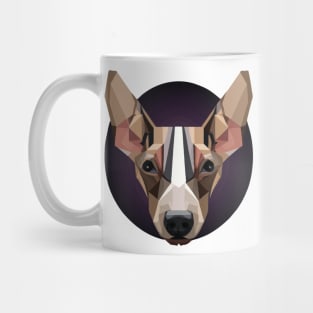 American Hairless Terrier Dog Polygon Design Mug